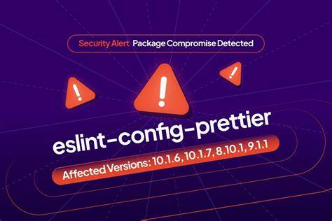 ESLint-config-prettier was compromised for 24hours