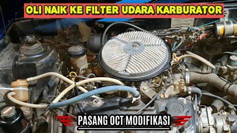Penyebab Oli Mesin Naik ke Filter Udara Karburator - YouTube