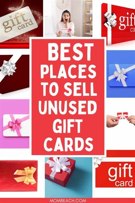 Where to Cash in Unused Gift Cards - Joy Wallet