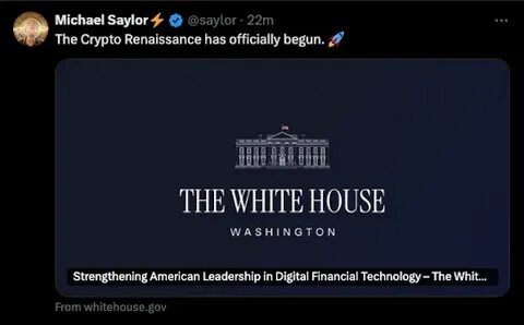 Bitcoin drops after Trump signs crypto and ‘national digital asset stockpile’ executive order - TradingView