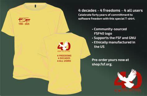 FSF Summer Fundraiser: Lots of Merch Until July 28