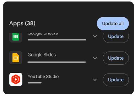 Как обновить приложения YouTube и 