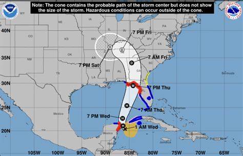 Hurricane Helene updated path: Tracker, impacts and more