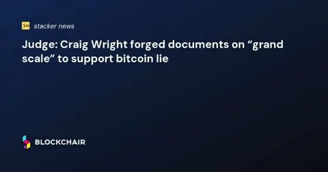 Craig Wright denies forging documents to support bitcoin claim - The Guardian