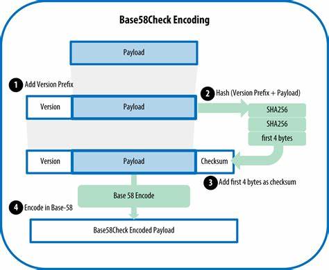 Base58 versus Base85 Encoding