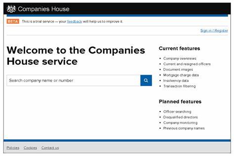 Sign in to Companies House - Companies House - GOV.UK
