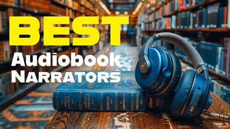 Audiobook narrators don't have the same profiles as book authors do