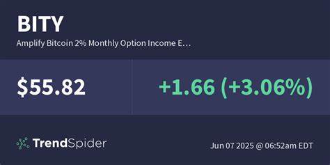 Amplify Bitcoin 2% Monthly Option Income ETF - Markets Insider