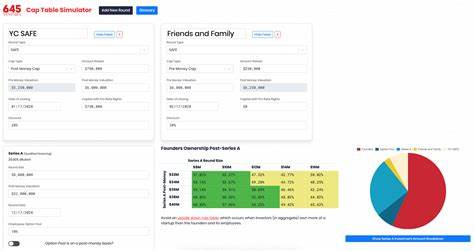 A free online cap table simulator for YC applicants (and other builders)