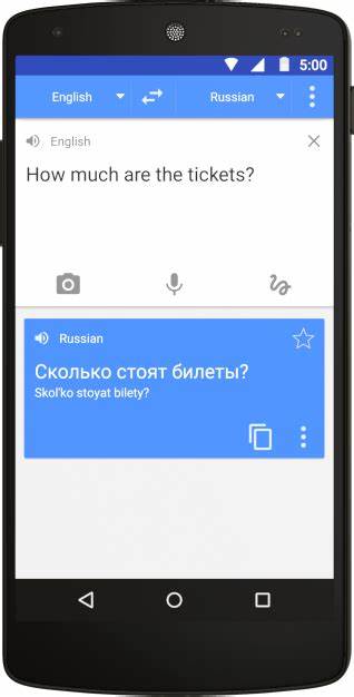 Google Traduction : un interprète personnel sur votre téléphone ou 