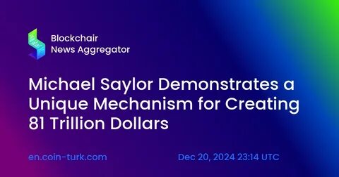 Michael Saylor Proposes $81 Trillion Bitcoin Reserve Plan to US Government