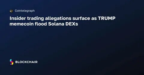 Allegations of Kleptocracy Surface as Trump Family Reportedly Seeks Binance Stake - DailyCoin