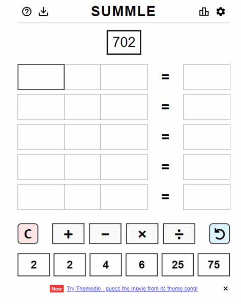 Show HN: Summle – A Little Maths Game
