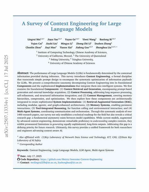 A Survey of Context Engineering for Large Language Models