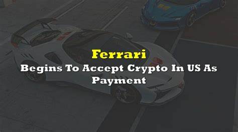 Ferrari to accept crypto as payment for its cars in the U.S. - CNBC