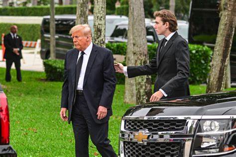 Barron Bails On His Trump Crypto Launch Speech Because Dad's Blathering Took Too Long - Daily Kos