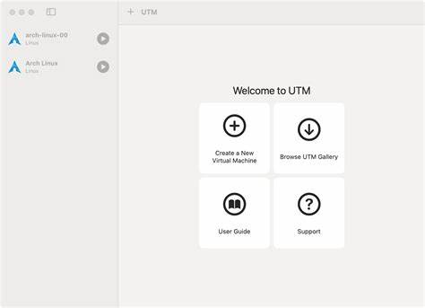 Creating a UTM Virtual Machine from CLI