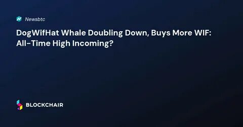 Dogwifhat Whale Dumps $9.5M WIF To Coinbase, More Selloff Incoming? - CoinGape