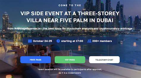 Closed side event by ArbitrageScanner.io in Dubai! How to track insider wallets and make money in crypto? - Crypto Times