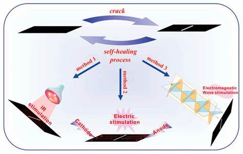 Self-healing electronic material uses graphene and polymer blend to mimic skin