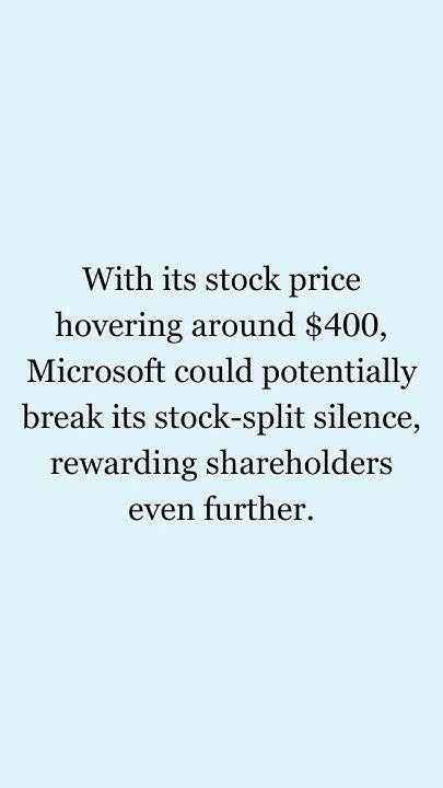 If You Bought 1 Share of Microsoft at Its IPO, Here's How Many Shares You'd Own Now