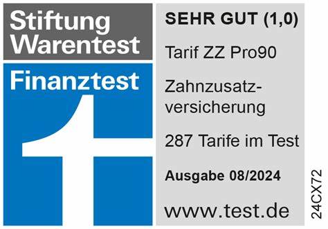 Zahnzusatzversicherung ohne Wartezeit: Test "sehr gut