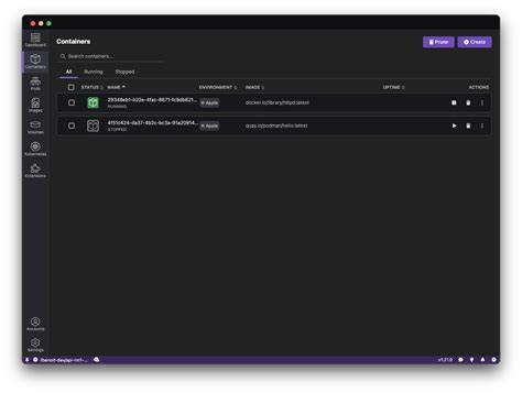 Podman Desktop Apple container extension: Use macOS' built-in containers