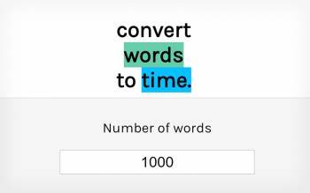 Convert Words to Time