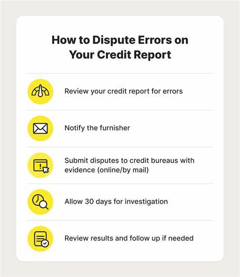 How to dispute errors on your credit reports