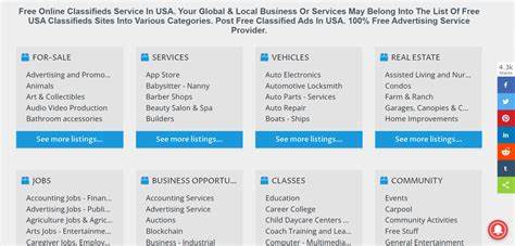 Choix d'une catégorie de petites annonces en France