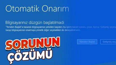 windows 10 otomatik onarim sorunu - Microsoft Community