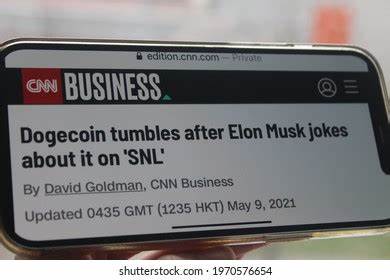 Dogecoin tumbles after Elon Musk jokes about it on ‘SNL’ - CNN