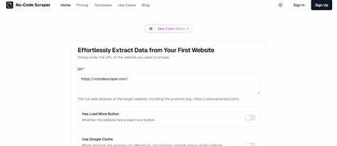 Tenkai: AI-powered no-code platform to extract structured web data from any site
