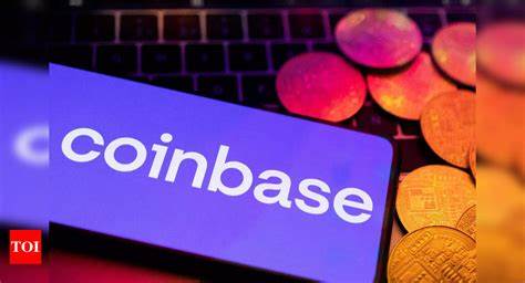 Coinbase investigating system outage as crypto prices slide - The Times of India