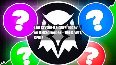 Top Crypto Gainers Today on DEXScreener – BEER, WTF, GENIE - Cryptonews