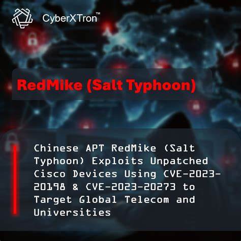 China-linked Salt Typhoon Exploits Critical Cisco Vulnerability to Target Canadian Telecom