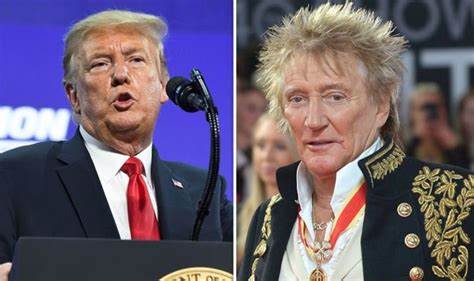 Rod Stewart Takes On Trump With Very Political Message - Yahoo News