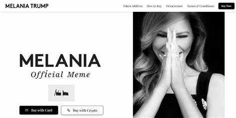 Melania Trump Meme Coin Drops Below $1 in Value a Month After Launching: 'Scammed By the First Family' - Inkl