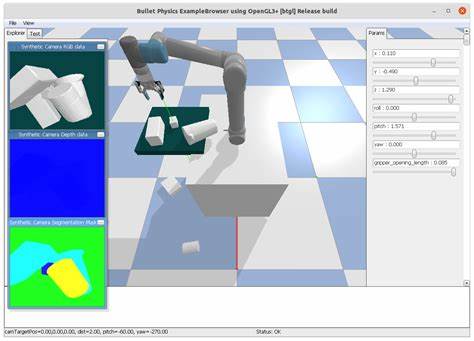 UR5 with Robotiq 85 Gripper: Object Grasping and Placement Simulation