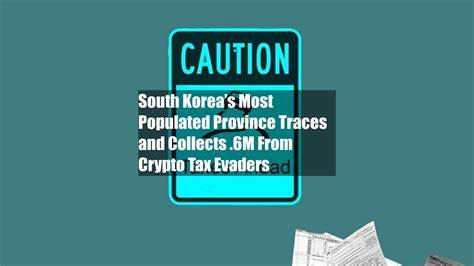 South Korea’s Most Populated Province Traces and Collects $4.6M From Crypto Tax Evaders - CoinDesk