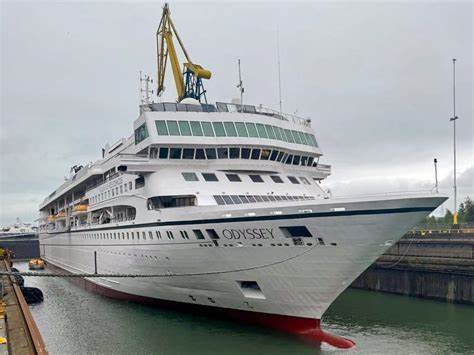 After 4 months of delays, a residential cruise ship has finally set sail on a 3-year around-the-world voyage