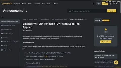 Is Buying Toncoin (TON) Now and Selling in the Future Worth the Effort?💭 - Binance