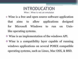 Wine 10.15 (Dev) – Run Windows Applications on Linux, BSD, Solaris and macOS