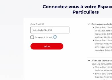 Saisissez votre code client