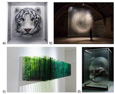 From Plexiglas to hologram: a path for layered artworks