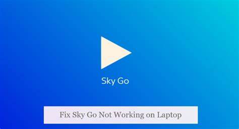 SKY GO & WINDOWS 10/11 LAPTOP ISSUES