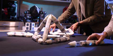 Robot metabolism: Toward machines that can grow by consuming other machines