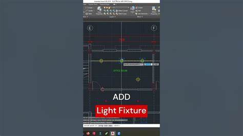 How to add Lighting fixture in AutoCAD - YouTube