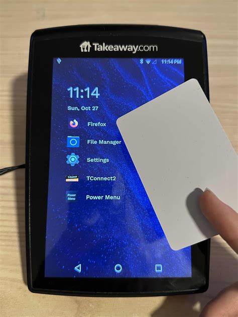 Cracking into a Just Eat / Takeaway.com Terminal with an NFC Card