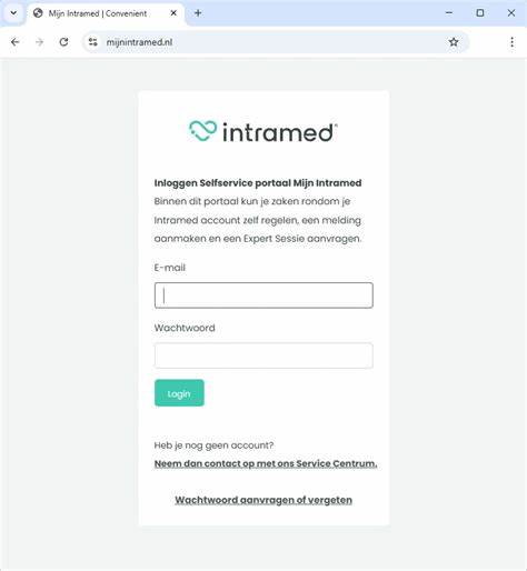 Inloggen – Intramed